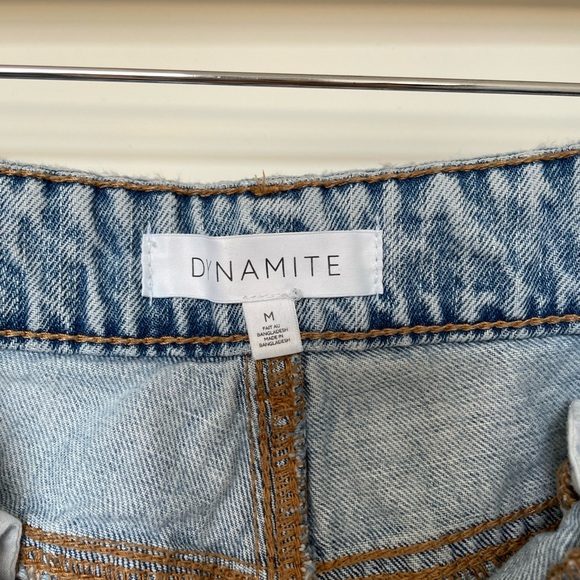 Dynamite light wash mini skirt. - Picture 3 of 3